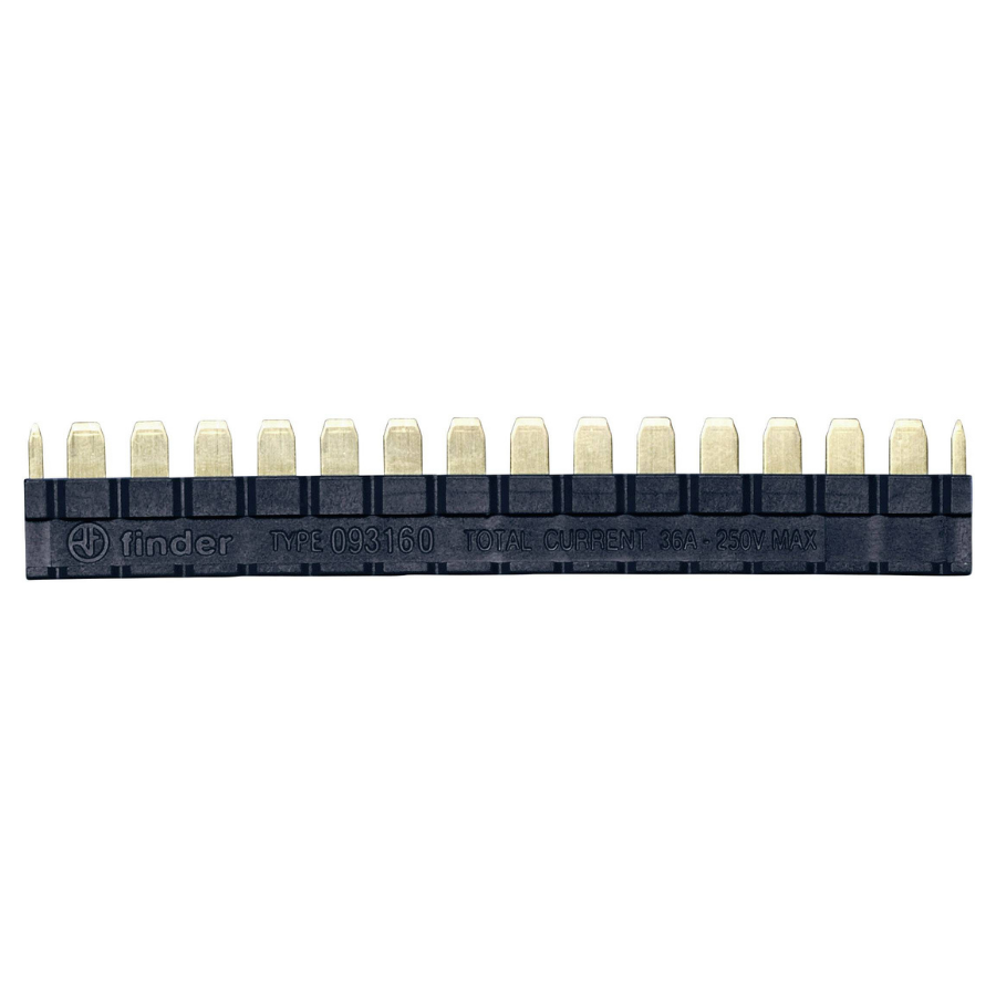 Finder F.093.16.0 Röle Soketi İçin 16 Yollu Jumper (Siyah)