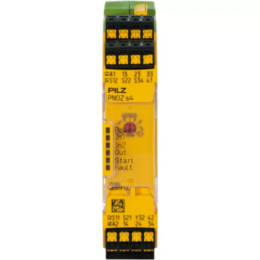 Pilz 751104 PNOZ s4 24VDC 4046548025545 3 n/o 1 n/c Güvenlik rolesi