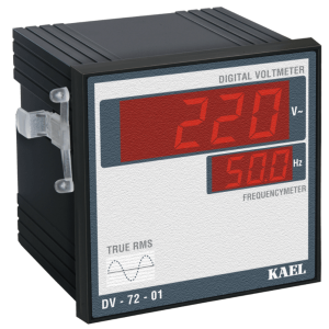 Kael DV-72-01 0-500VAC 40-100 Hz Voltmetre Ve Frekansmetre