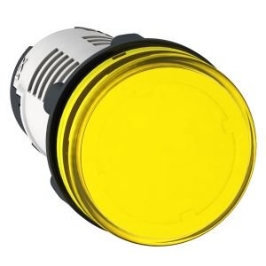 Schneider XB7EV05MP yuvarlak pilot ışığı Ø 22 - sarı - entegre LED - 230 V - vida kelepç terminali
