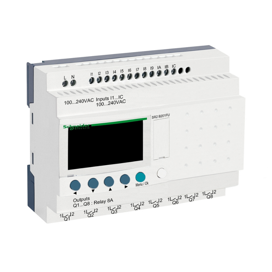 Schneider Electric SR2B201FU 20 GÇ 220VAC Zelio Akıllı Röle