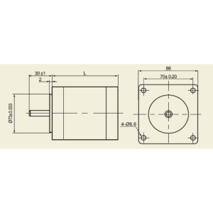 Jkon-Tek EO86-120 NEMA 34 12 Nm 2 Faz 4.5A Step Motor