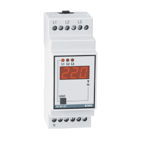 Kael DV-03-D Seçilebilir 3 Fazlı AC Voltmetre & Frekansmetre