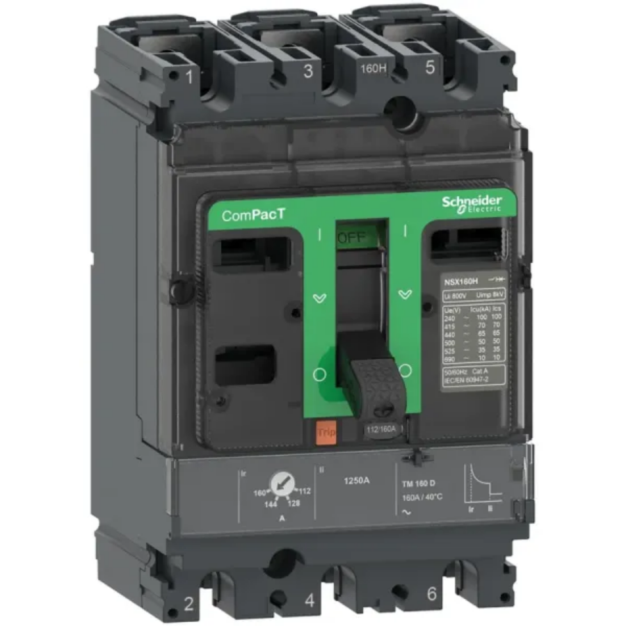 Schneider LV430631 88-125A 36kA 3P TERMİK MANYETİK KORUMALI ŞALTER