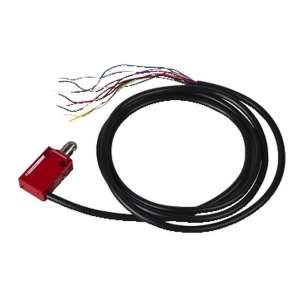 Telemecanique Sensors XCSM4102L5 - güvenlik limit anahtarı XCSM - metal - makaralı pim - 2 NK + 2 NA - kablo 5 m