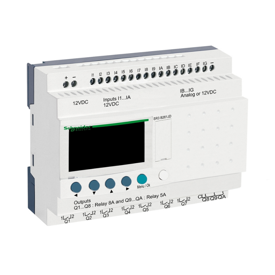 Schneider Electric SR3B261JD 26 GÇ 12VDC Zelio Akıllı Röle
