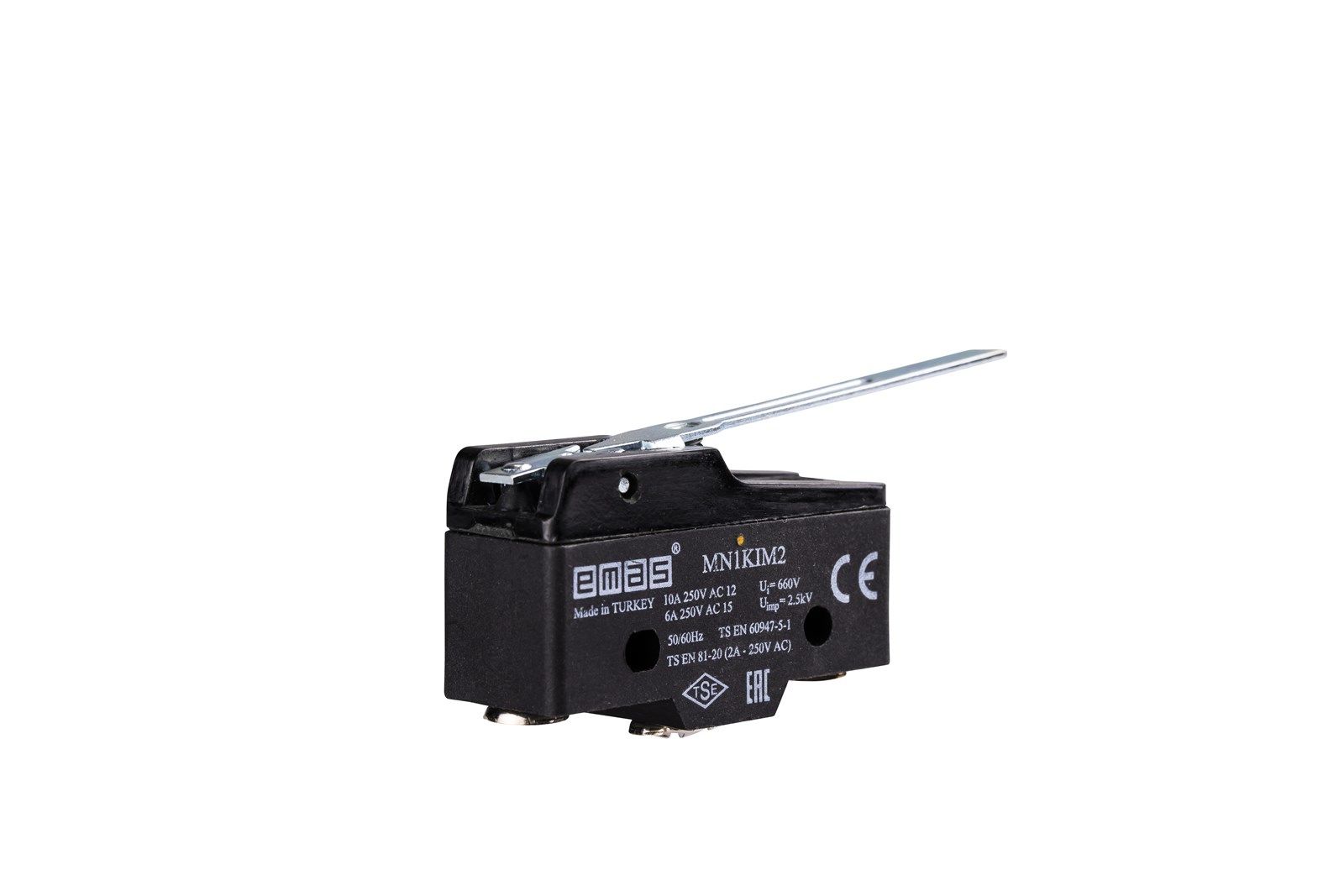 Emas MN1KIM2 Metal Uzun Kollu 1CO MN1 Serisi Plastik Mini Switch