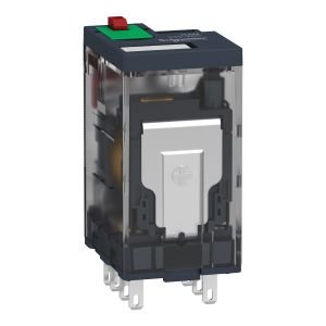 Schneider RXM2AB1P7 230VAC 12A 2 Kontak Test Butonlu Röle