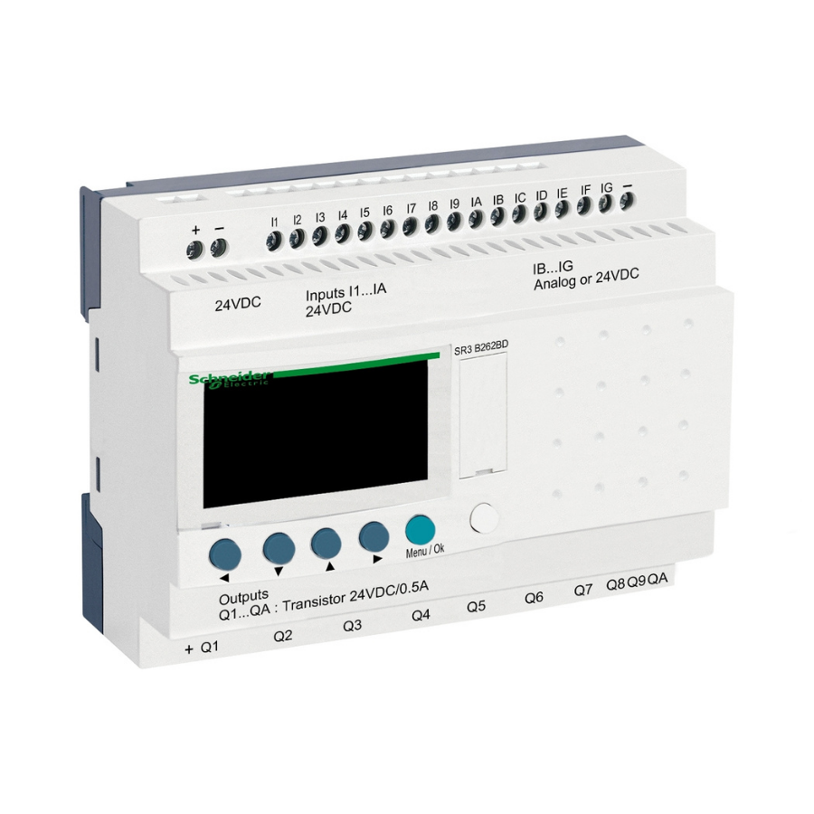 Schneider Electric SR3B262BD 26 GÇ 24VDC Zelio Akıllı Röle