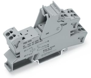 Wago 788-100 Tek Kontak Röle Soketi Gri