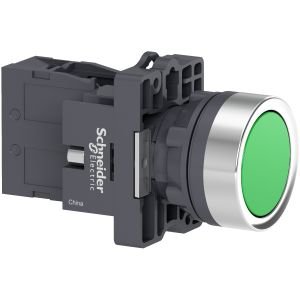 Schneider XA2EH031 Yeşil Yaylı Buton Ø 22 Kalıcı 1NA
