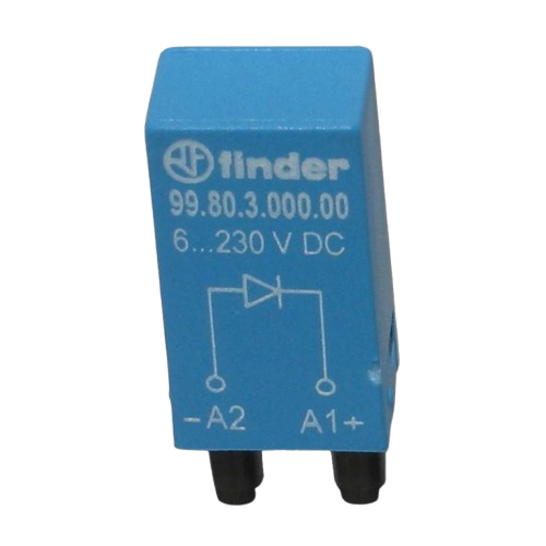 Finder F.99.80.3.000.00 Standart Polarite Diyot Modülü (6-220 VDC)