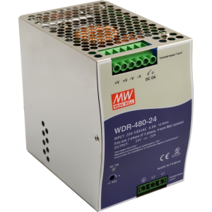 Meanwell WDR-480-24 20A 24VDC 480W DIN Güç Kaynağı