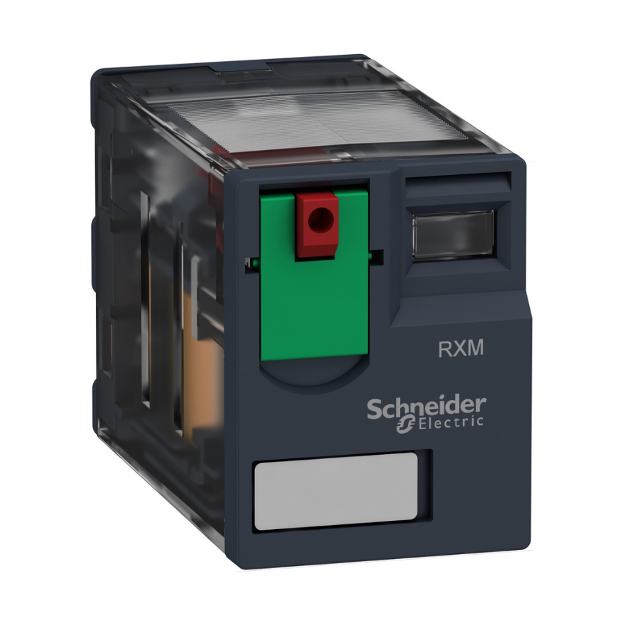 Schneider RXM3AB1P7 230VAC 10A 3 Kontak Test Butonlu Röle