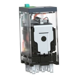Schneider RXM4AB1BD 24VDC 6A 4 Kontak Test Butonlu Röle