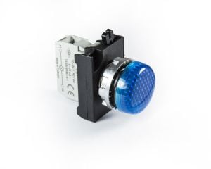 Emas CM070XM CM Serisi Metal LED'li 12-30V AC/DC Mavi 22 mm Sinyal