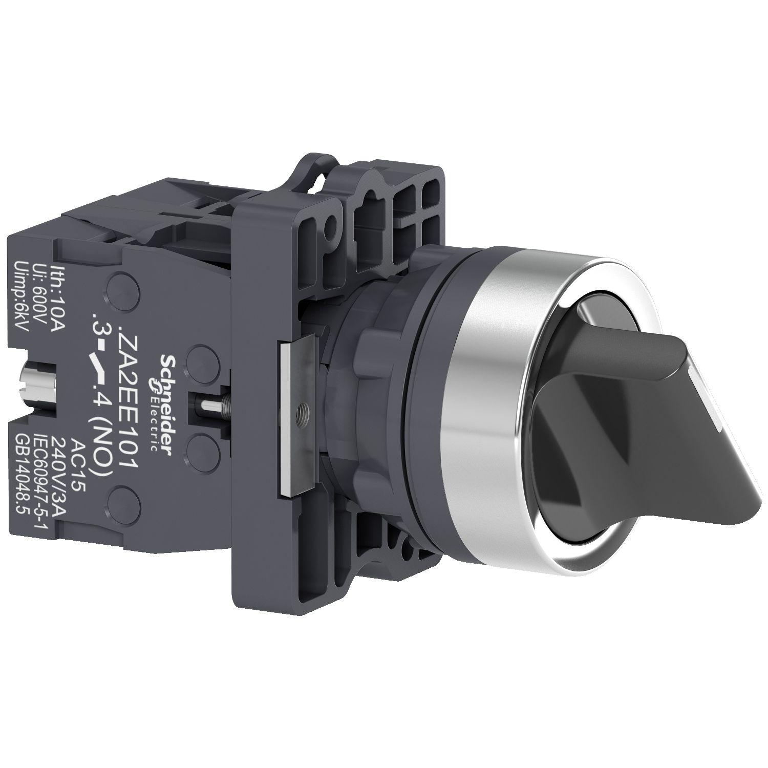 Schneider XA2ED53 Mandal Buton Ø22 3 Konumlu 2NA