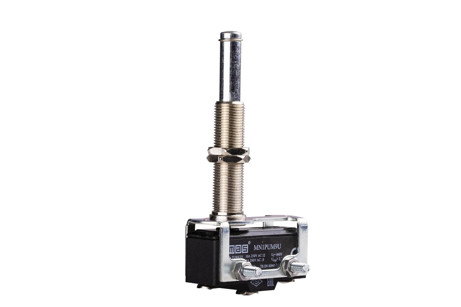 Emas MN1PUM9U Metal Kalın Pimli 1CO MN1 Serisi Plastik Mini Switch