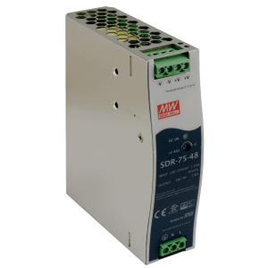 Meanwell SDR-75-48 1.6A 48VDC 75W DIN Güç Kaynağı