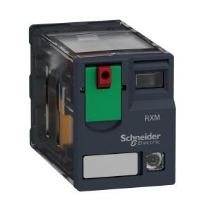 Schneider RXM4AB2P7 230VAC 6A 4 Kontak Test Bt. Ledli Röle