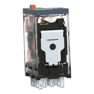 Schneider RXM4AB2P7 230VAC 6A 4 Kontak Test Bt. Ledli Röle