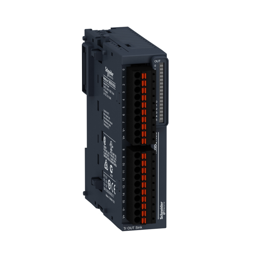 Schneider Electric TM3DQ16UG Yaylı NPN 16 Dijital Çıkış Modülü