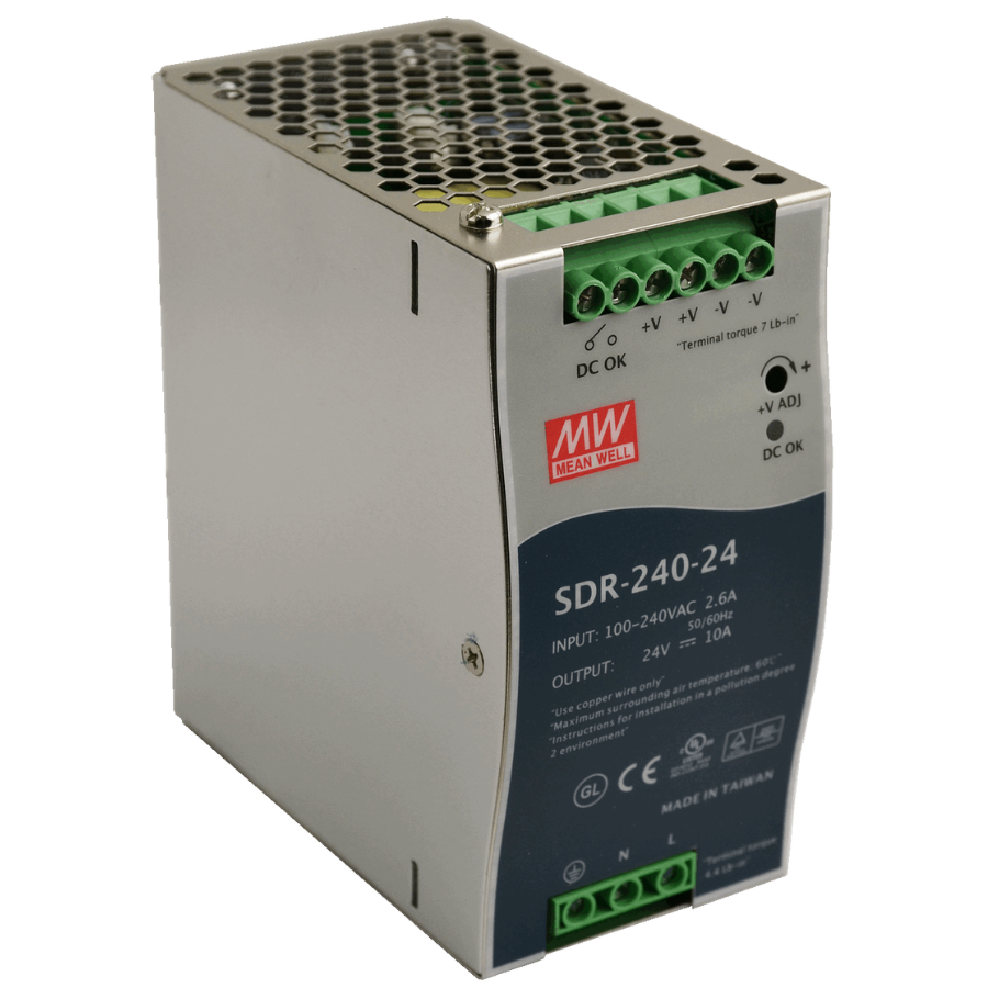 Meanwell SDR-240-24 10A 24VDC 240W DIN Güç Kaynağı