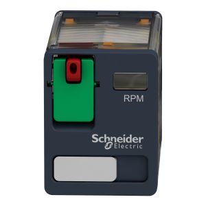 Schneider RPM21B7 24VAC 15A 2 Kontak Test Butonlu Röle