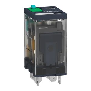 Schneider RPM22BD 24VDC 15A 2 Kontak Test Buton Ledli Röle