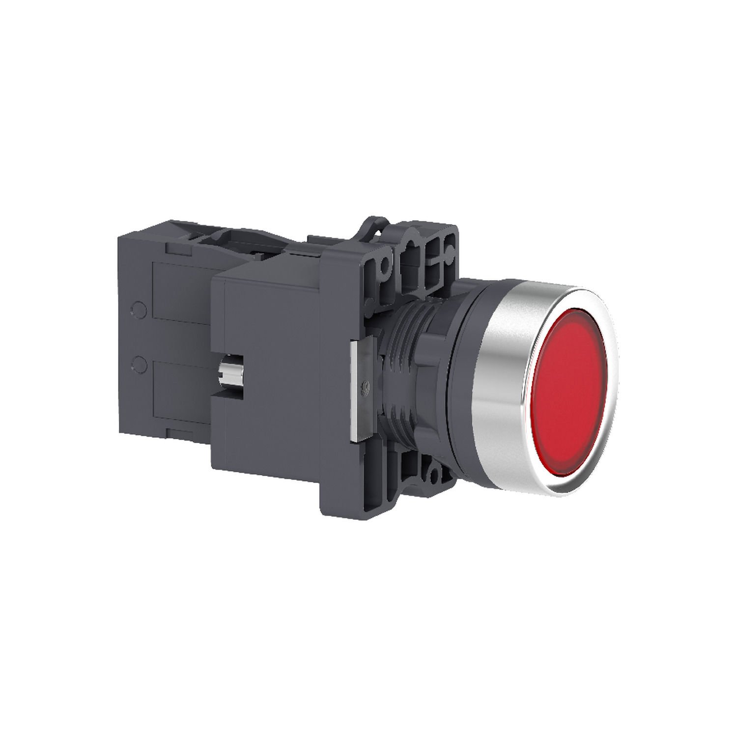 Schneider XA2EW34B1 Kırmızı Işıklı Yaylı Buton- Ø22 24V AC/DC 1NA