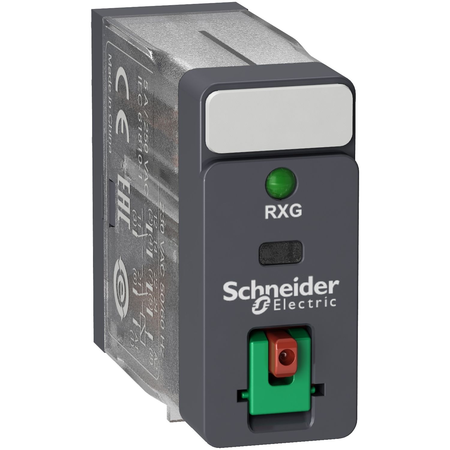 Schneider RXG22E7 48VAC 5A 2 Kontak Test Buton Ledli Röle