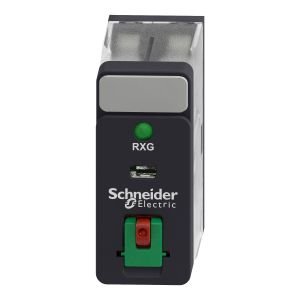 Schneider RXG22P7 230VAC 5A 2 Kontak Test Buton Ledli Röle