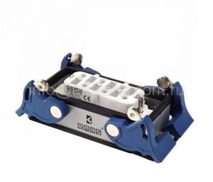 Emas EBM606PM44 Metal 6 Kontak Makine Tipi Priz 35A Alttan Girişli 4 Mandallı Çok Kontaklı