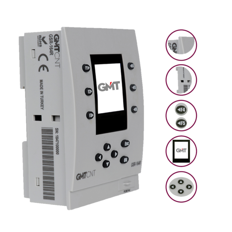 GMTCNT GSR-164R 6 Giriş 4 Röle Çıkış 24VDC Mini Plc