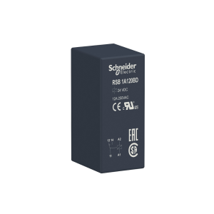 Schneider RSB1A120BD 24VDC 12A 1 Kontak 5 Pin Röle