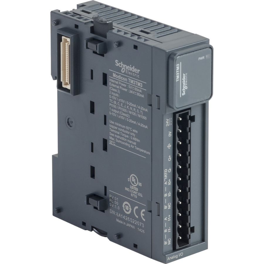 Schneider Electric TM3TM3 2 Sıcaklık Giriş 1 Analog Çıkış Modül