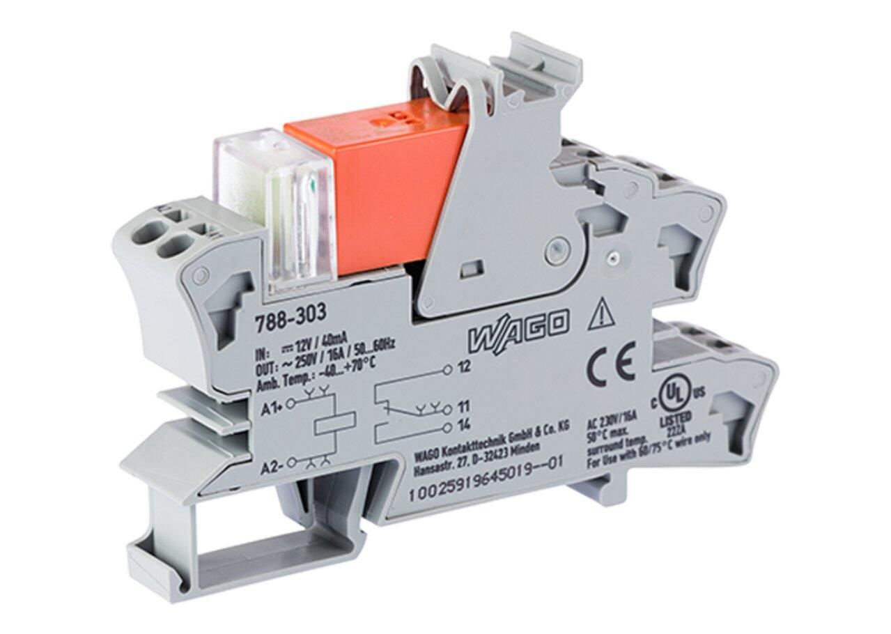 Wago 788-303 12VDC 1 CO 16A Ledli Röle