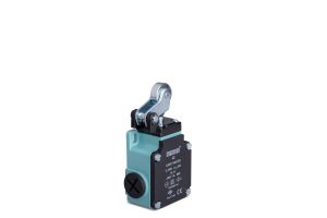 Emas L2K13MIM211 L2 Metal Gövde 22 mm Metal Makaralı Manivela Ani Hareketli 1NO+1NC Sınır Şalter