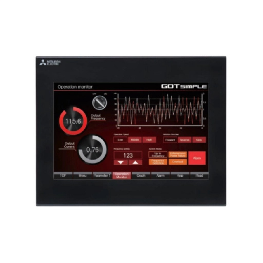 Mitsubishi GS2110-WTBD-N 10 İnç 800X480 IP65F HMI Dokunmatik Operatör Panel Ekran 584884
