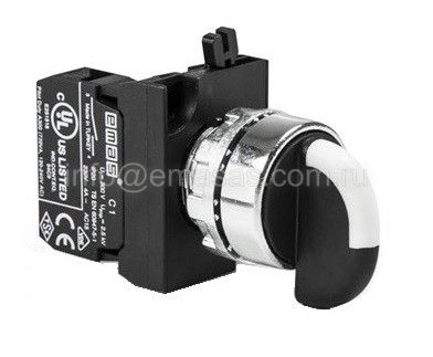 Emas CM100S21 CM Serisi Metal 1NO (0-I) 60° SeçiciDönüşlü 22 mm Buton
