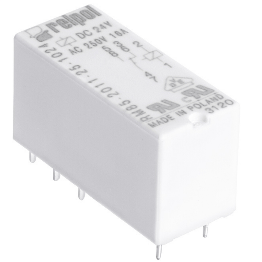 Relpol RM84-2012-25-5024 2 Kontak 8A 24VAC PCB Röle