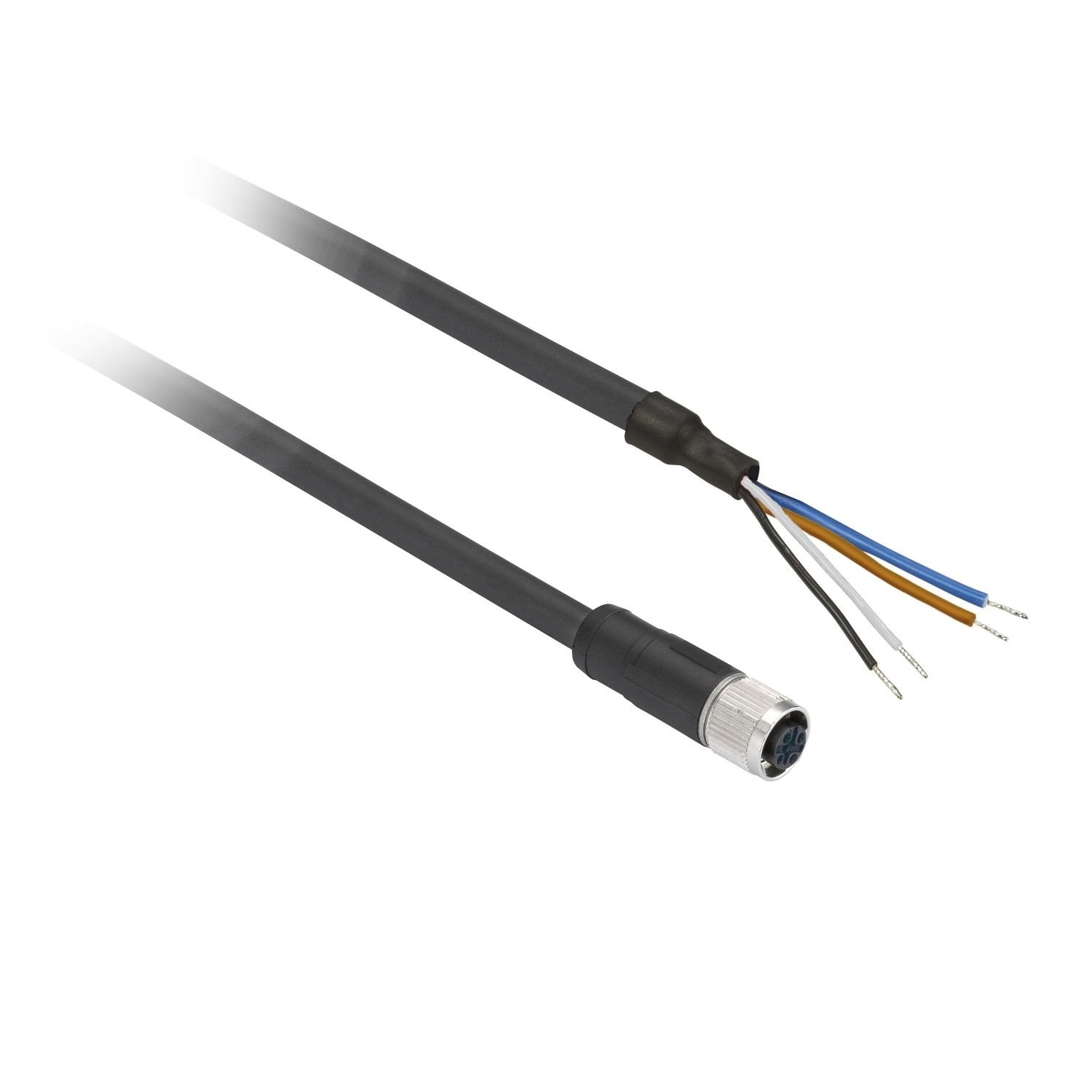 Telemecanique XZCP1141L2 M12 4 Pin Düz PUR 2M Sensör Kablosu
