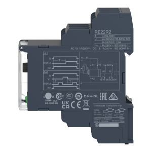 Schneider RE22R2AMR 8A 2CO 24-240V AC/DC 0,05 Saniye - 300 Saat Açmada Gecikmeli Zaman Rölesi