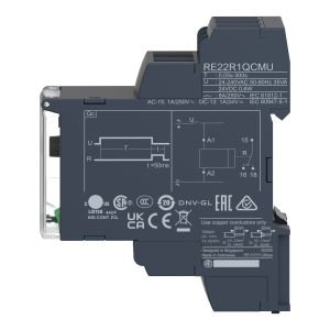 Schneider RE22R1QCMU 8A 1CO 24VDC 24-240VAC 0,05Saniye - 300Saat Yıldız Üçgen Zaman Rölesi