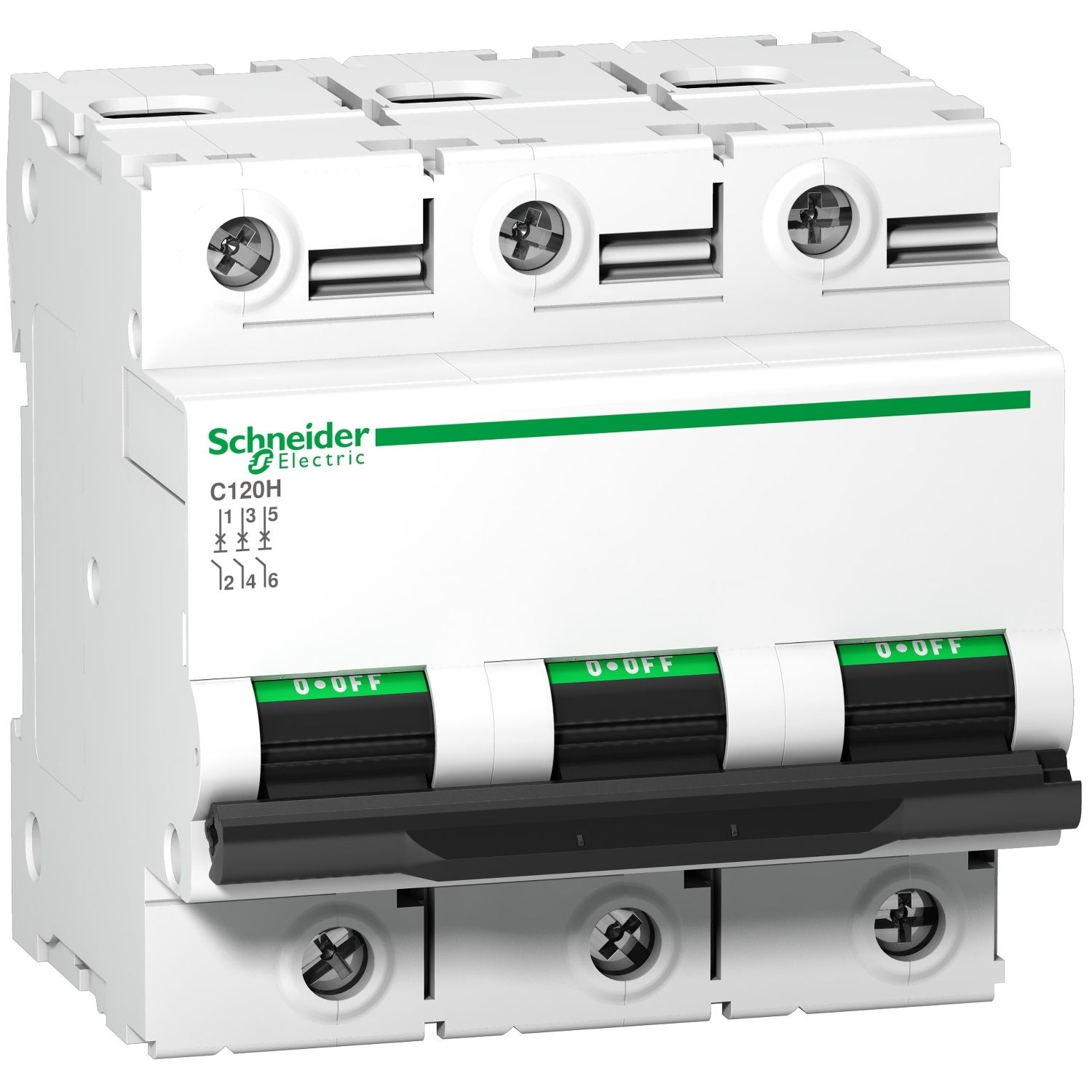 Schneider A9N18469 Acti9 C120H 3P 100A, 15kA C eğrisi Otomat