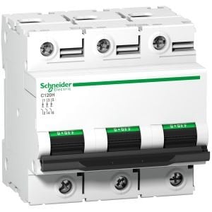 Schneider A9N18469 Acti9 C120H 3P 100A, 15kA C eğrisi Otomat