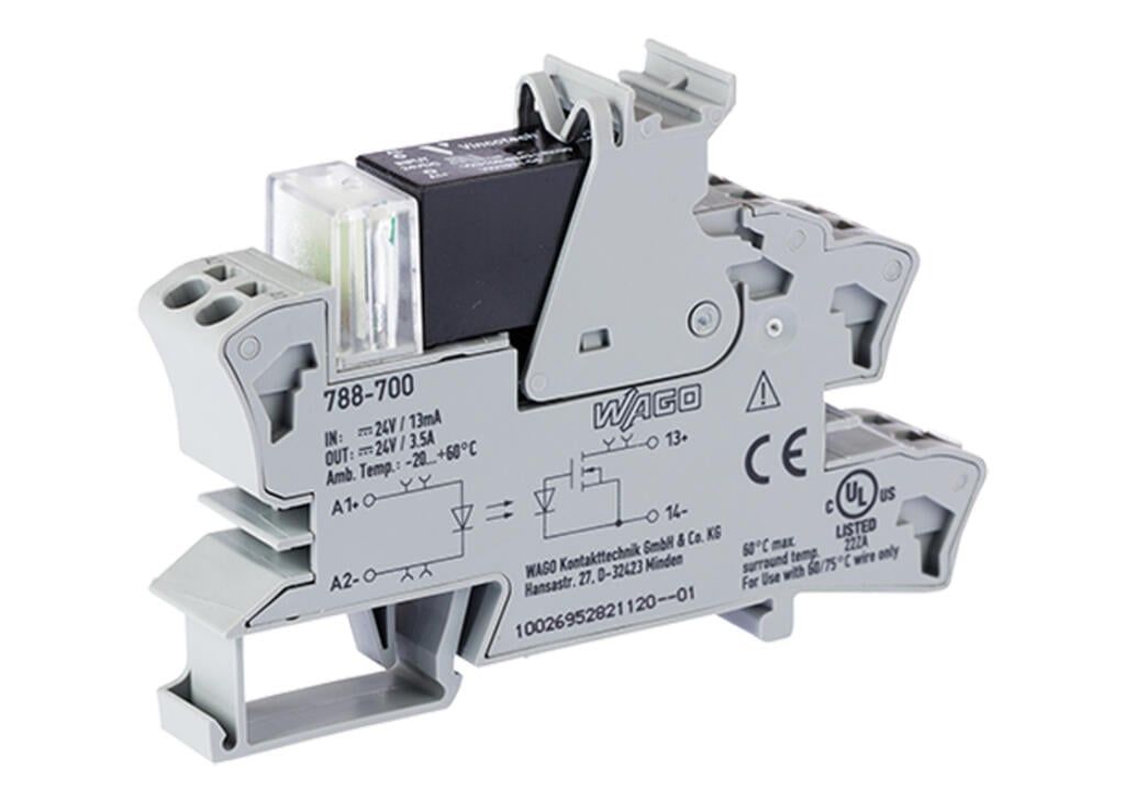 Wago 788-700 24VDC 3.5A 2 Telli Solid State SSR Röle