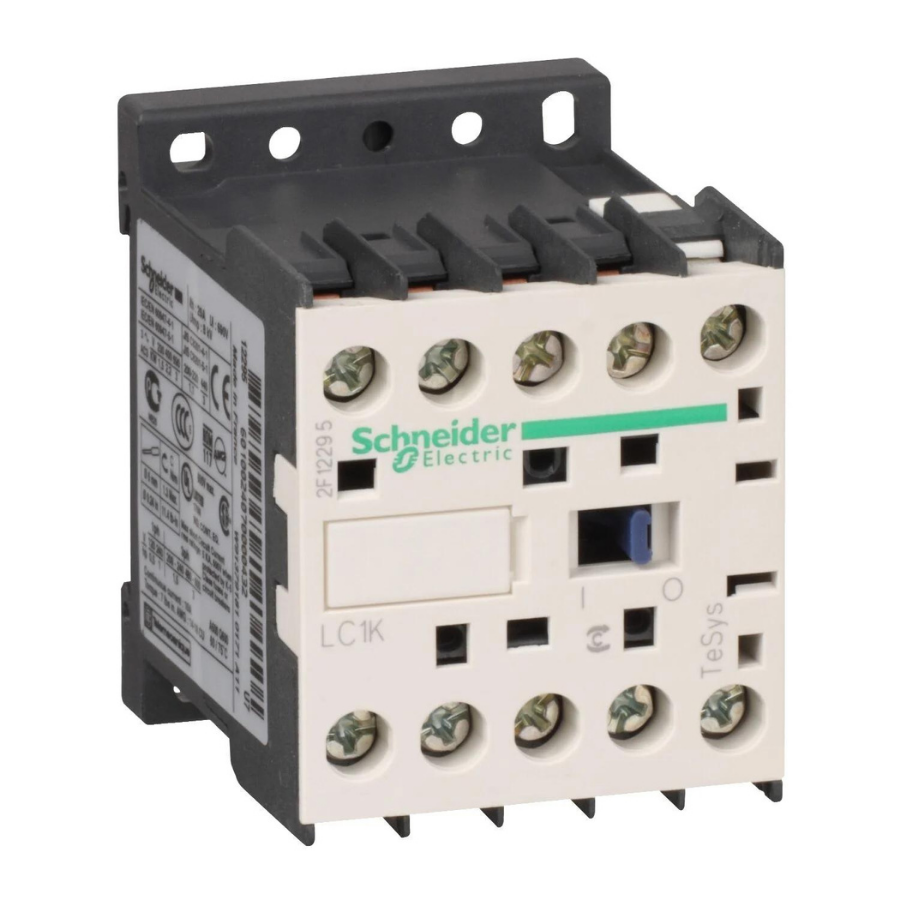 Schneider LC1K09008P7 220VAC 2.2 kW 6A 2NO 2NC Mini Kontaktör