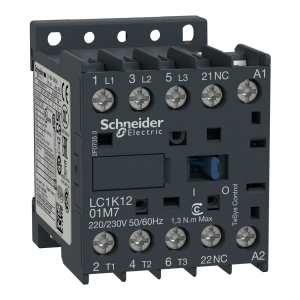 Schneider LC1K1201M7 220VAC 5.5 kW 12A 1 NC Mini Kontaktör