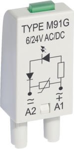 Relpol M91G 6-24 AC/DC Röle Soketi İçin Led Modülü